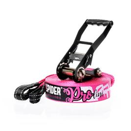 Spider Slacklines Pro 20 M Slackline Rosa