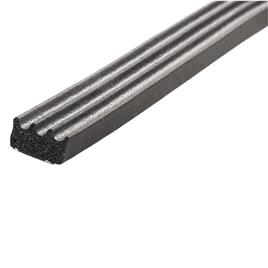 Jr Products Ribbed Epdm 50´ Rubber Seal Prateado