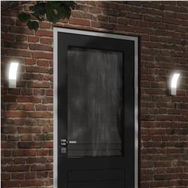 vidaXL Candeeiro de parede LED para exterior alumínio fundido branco