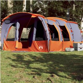 vidaXL Tenda familiar túnel para 8 pessoas impermeável cinzento