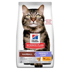 Hill's Science Plan Adult Hairball & Perfect Coat com frango - 1,5 kg