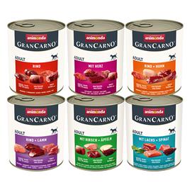 Animonda GranCarno Original Adult 12 x 800 g - Pack económico - Pack misto 1 (6 variedades)