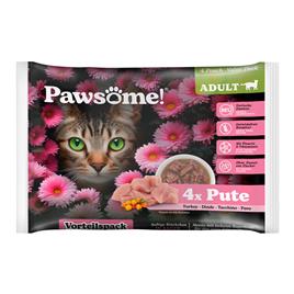 Pawsome Adult Cat 4 x 85 g - Peru