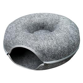 Túnel Aumüller Donut para gatos  - Cinzento