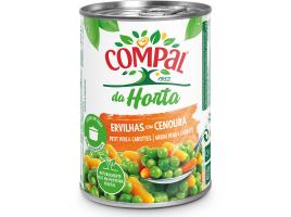 Ervilhas Com Cenoura Compal 410g