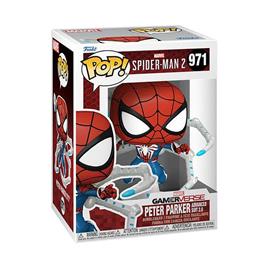 Funko Spider-man 2 Pop! Games Vinyl Peter Perker Suit 9 Cm Figure Vermelho