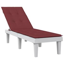 vidaXL Almofadão para cadeira terraço (75+105)x50x3cm mesclado tecido