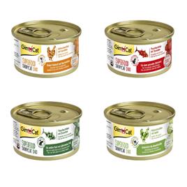 GimCat Superfood ShinyCat Duo 6 x 70 g - Pack misto: 4 variedades