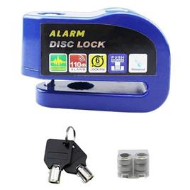 Caliru E-bike/moto Alarm 6 Mm Disc Brake Lock Prateado