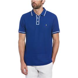 Original Penguin Organic Cotton Bentley Mesh Short Sleeve Polo  M Homem