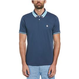 Original Penguin Organic Novelty Collar Short Sleeve Polo  XL Homem