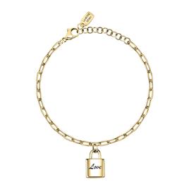 Le Petite Story Padlock Love Bracelet Dourado  Homem