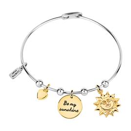 Le Petite Story Bangle Sun Charms Bracelet Dourado  Homem