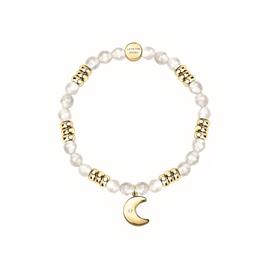 Le Petite Story Natural Stone Agata Moon Bracelet Dourado  Homem