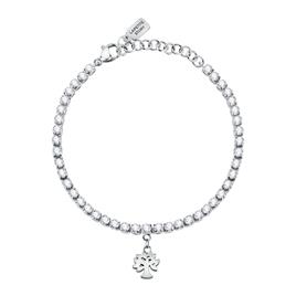 Le Petite Story Tennis Family Steel Crys Bracelet Prateado  Homem