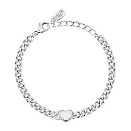 Le Petite Story Br Love Heart Charm 16.3 Cm Bracelet Prateado  Homem