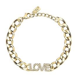 Le Petite Story Br Love Letter Crystal 16.3 Cm Bracelet Dourado  Homem