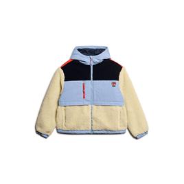 Superdry Fleece Jacket Beige M Mulher
