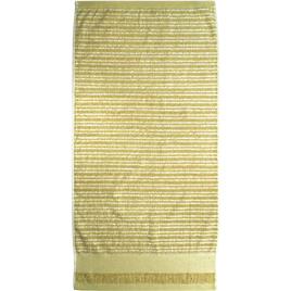 BaÑo Jacquard Tasmania Rustic Shapes Towel 100x150 Cm Dourado