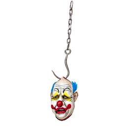 Ghoulish Decorative Item To Hang Decapitated Clown Head Burger 21.5 Cm Colorido