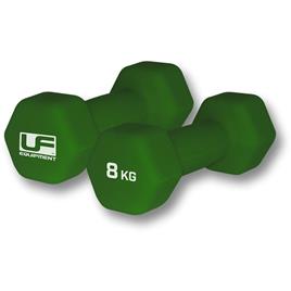 Ufe Hex Neoprene Coated Dumbbell 2 Units  8 kg