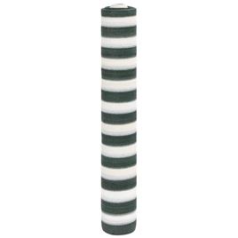 vidaXL Rede de privacidade PEAD 75 g/m² 1,8x50 m verde e branco