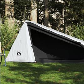 vidaXL Tenda de campismo túnel p/ 1 pessoa opaca impermeável branco