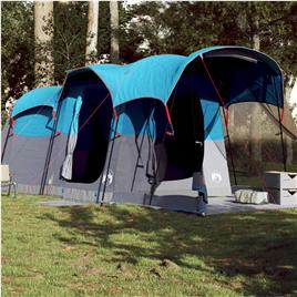 vidaXL Tenda familiar túnel para 8 pessoas impermeável azul