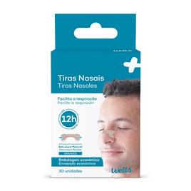 Tiras Nasais Tamanho Grande Wells 30 un