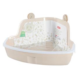 Zolux WC de canto para roedores - Tam. L: C 33 x L 42 x A 20,5 cm