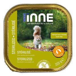 Nutrivet Inne Cat Sterilized 16 x 100 g - Pack económico: frango 32 x 100 g