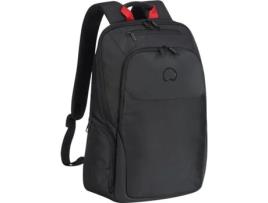 Mochila DELSEY Parvis Plus Preto (31.5 x 44 x 16 cm)