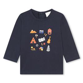 Carrement Beau Y30286 Long Sleeve T-shirt Azul 18 Months