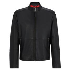 Hugo Lokis 3 10257422 Leather Jacket Preto L Homem
