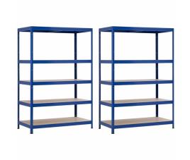 Pack 2 prateleiras modulares com 5 prateleiras ajustáveis ??o91