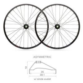 Blackjack Ready 27.5´´ 6b Disc Tubeless Mtb Wheel Set  15 x 100 / 12 x 142 mm / Shimano/Sram HG