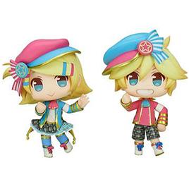 Emon Toys Pvc Statues Kagamine Rin & Kagamine Len Hatsune Miku Statue 10 Cm Colorido