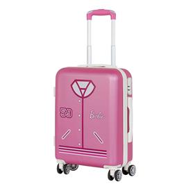 Karactermania Barbie Varsity Abs 4 Wheel Cabin Suitcase Rosa