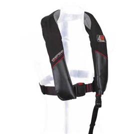 4water Kingfisher 150n Manual Inflatable Life Jacket Preto 40 kg