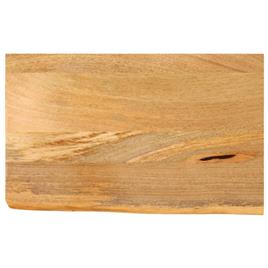 vidaXL Tampo de mesa c/ borda viva 40x20x2,5 cm mangueira maciça