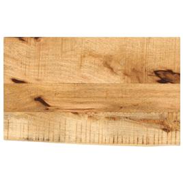 vidaXL Tampo de mesa c/ borda viva 60x30x2,5cm mangueira áspera maciça