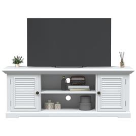 vidaXL Móvel de TV 110x30x41 cm derivados de madeira branco