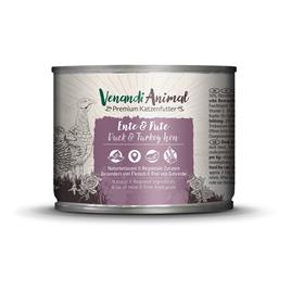 Venandi Animal Adult Cat 24 x 200 g - Pack económico - Pato e peru