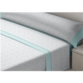 Tejidos Reina Lavender Flannel Triptych Sheet Set Clx Lavender C-6 135 Cm