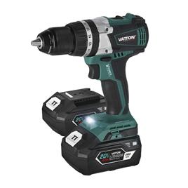 Vatton Brushless Hammer Drill 20v 2 Batteries 4.0ah