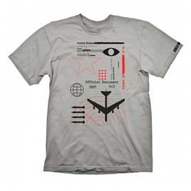 Dpi Cold War Radar Call Of Duty Short Sleeve T-shirt Cinzento XL