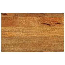 vidaXL Tampo de mesa c/ borda viva 40x30x2,5 cm mangueira maciça