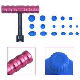 vidaXL Conjunto de reparação de mossas sem repintura 19 pcs