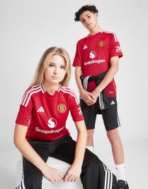 adidas Manchester United FC 2024/25 Home Shirt Junior - Red, Red