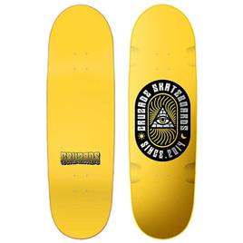 Cruzade Eye 9.25´´x32´´ Skateboard Deck Amarelo 32.0 Inches